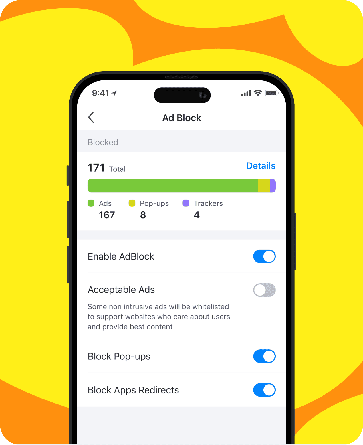 AdBlock helps you to avoid annoying ads